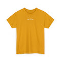 Minimalist Tee - 'Let it be' Musturd Cotton Shirt