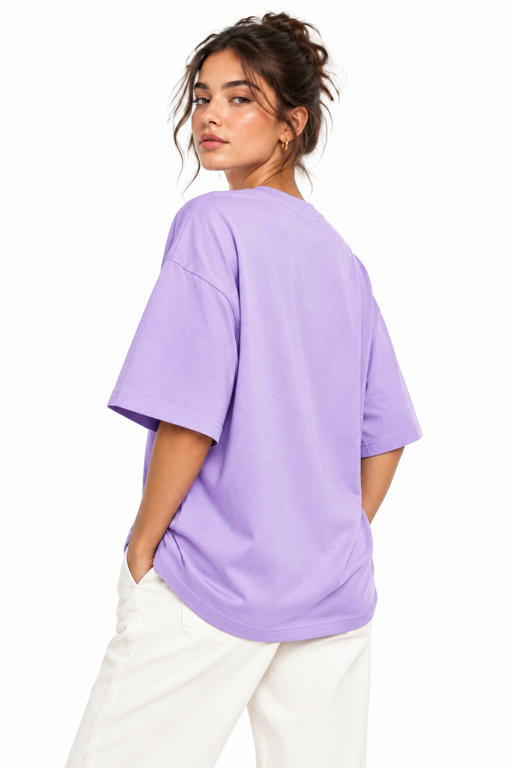 Stay Positive Oversized Minimalist Tee
