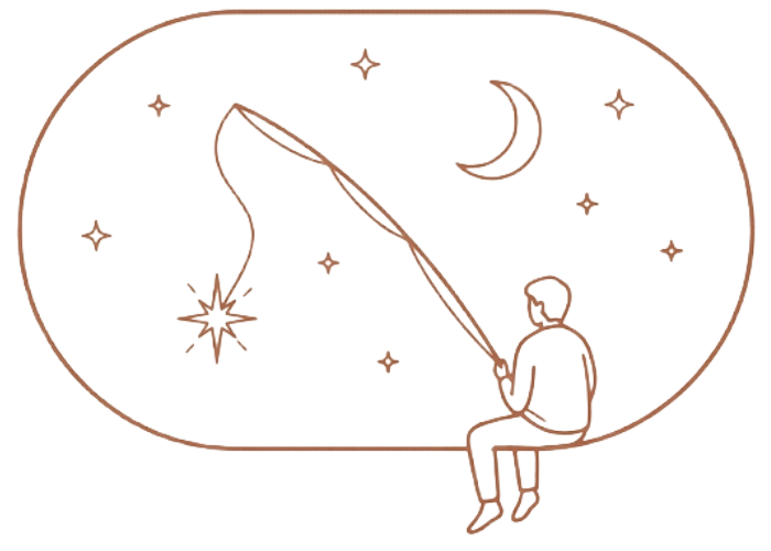 Minimalist Tee  - Cosmic Solitude | Chest Print