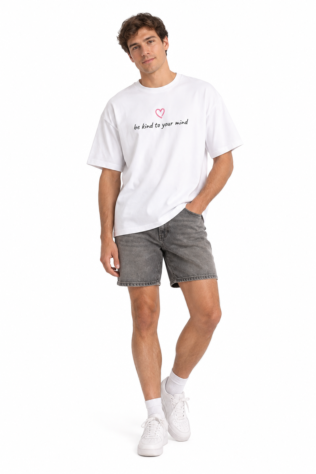 Be kind Minimalist Drop-shoulder Tees