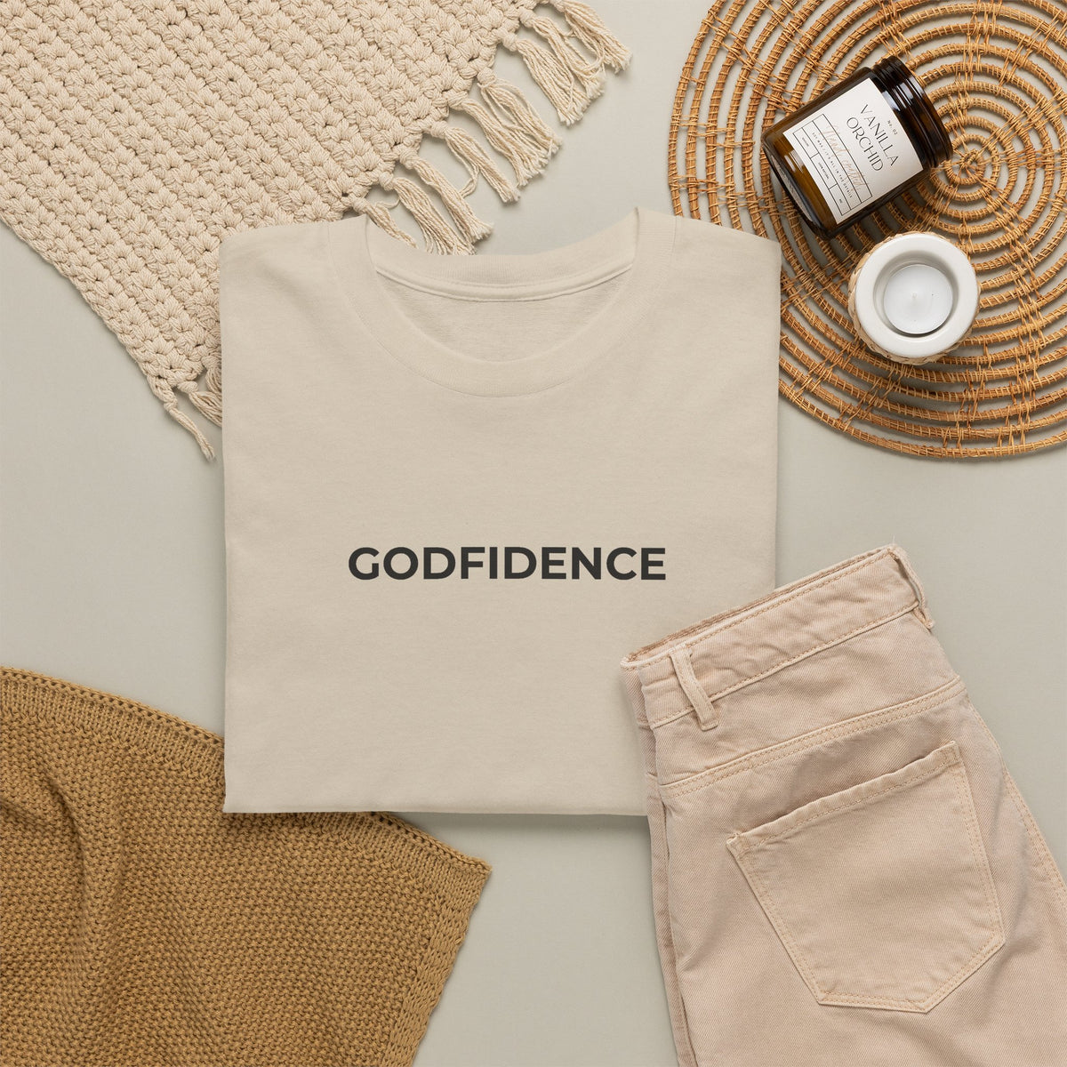 Minimalist Tees - God-fidence | Chest Print