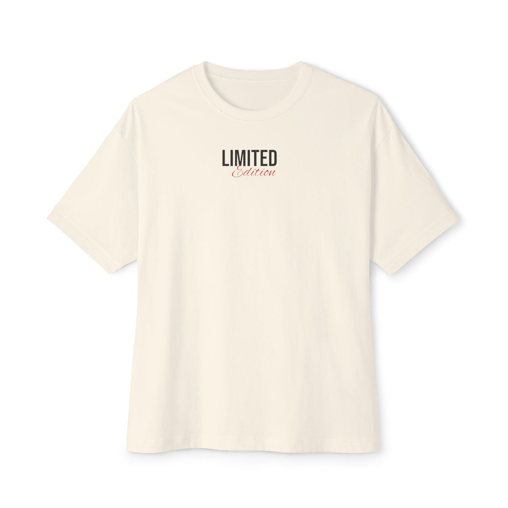 Minimalist Drop-shoulder T-Shirt -'Limited Edition' Chest Print