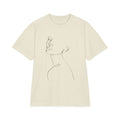 Minimalist Line Art Face T-Shirt | Over Size