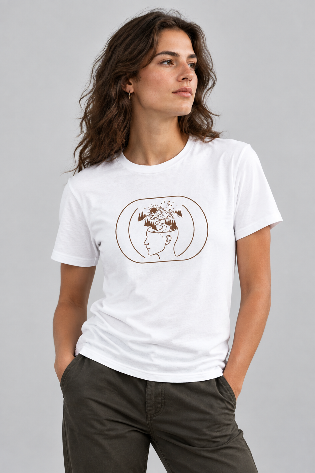 Minimalist Tees - Mind Wanderer | Chest Print