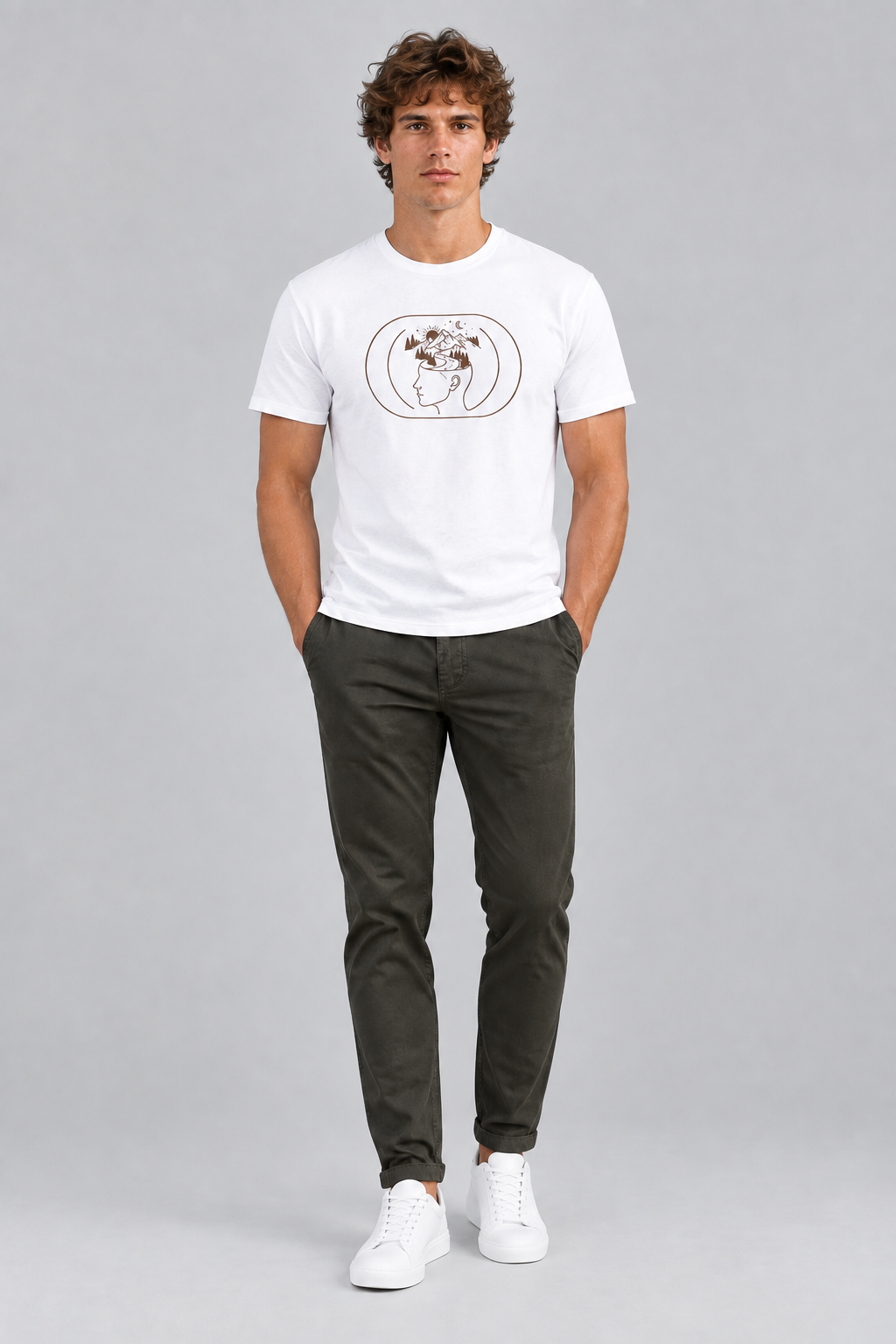 Minimalist Tees - Mind Wanderer | Chest Print