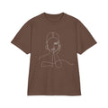 Minimalist Line Art Face T-Shirt