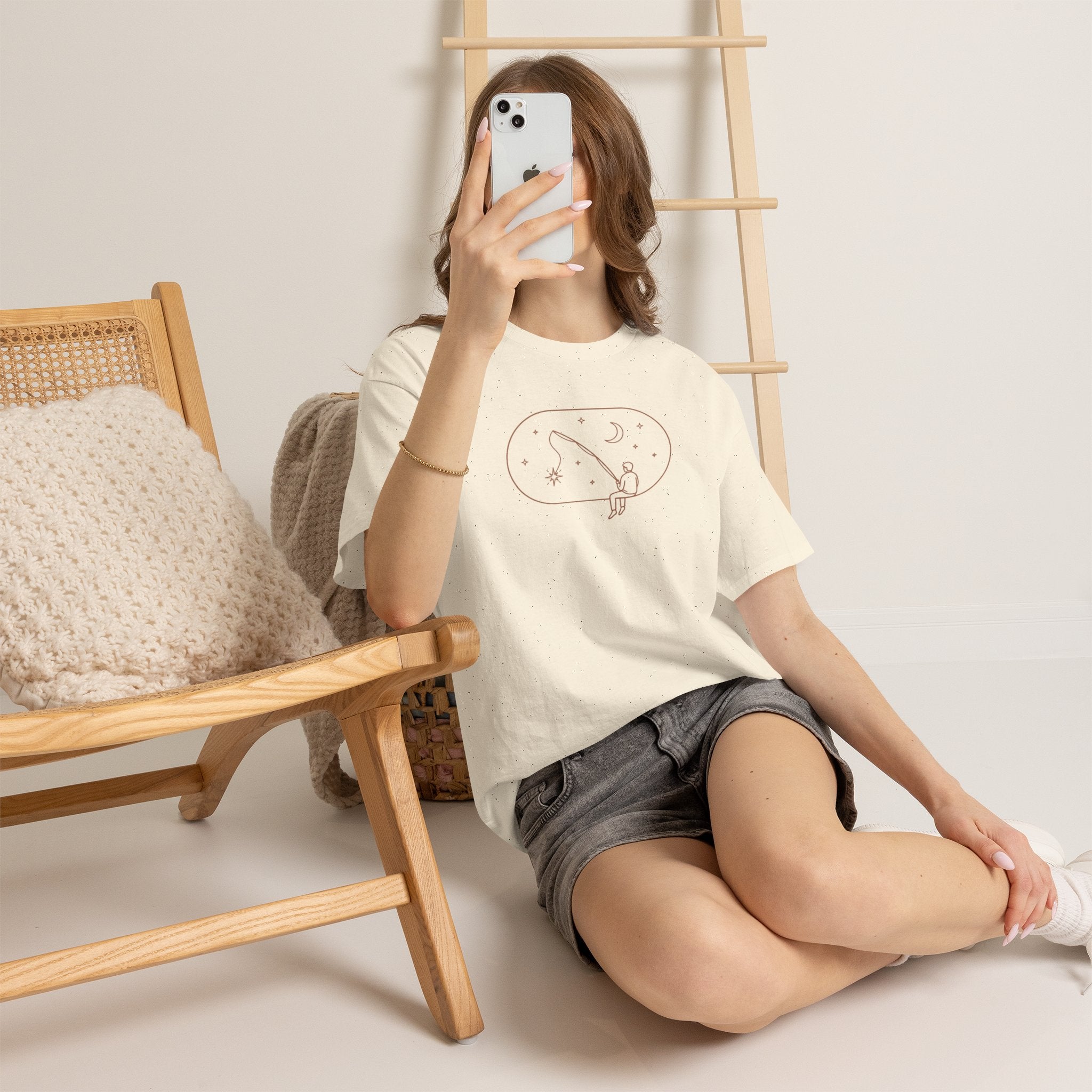 Minimalist Tee  - Cosmic Solitude | Chest Print