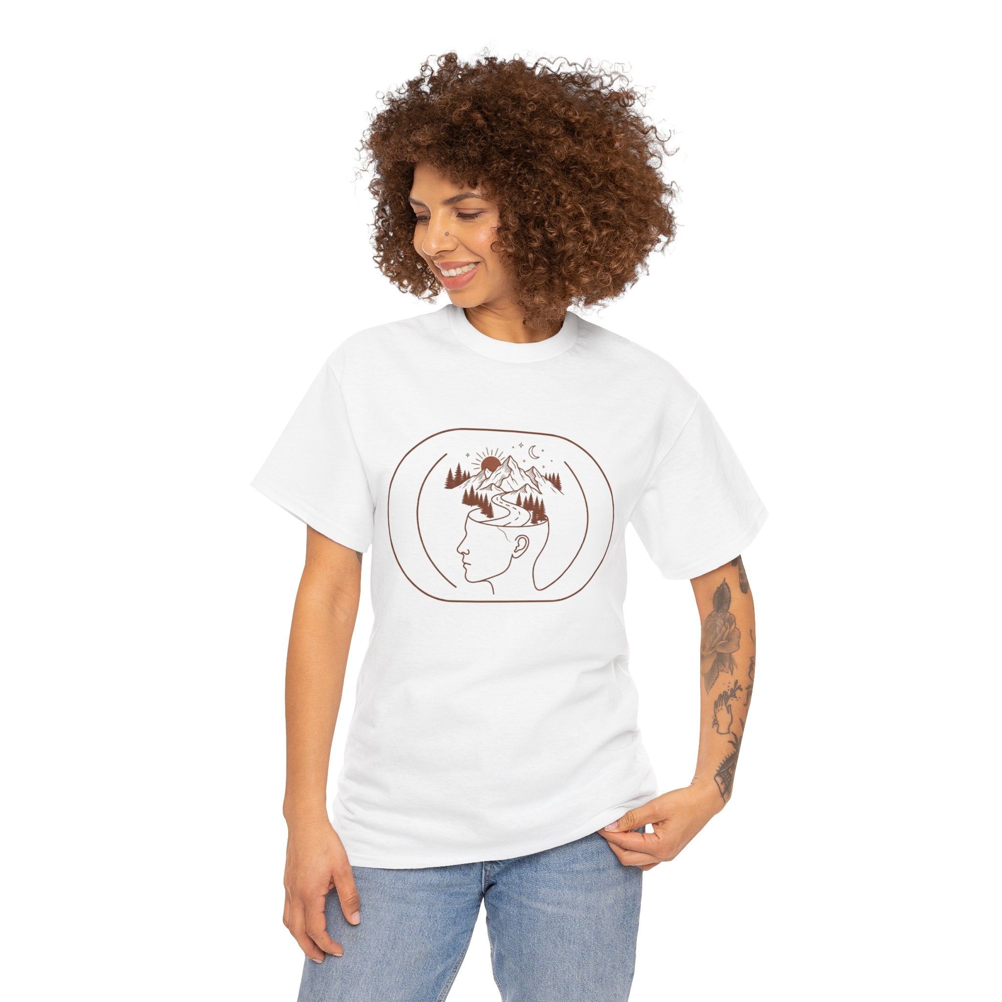 Minimalist Tees - Mind Wanderer | Chest Print
