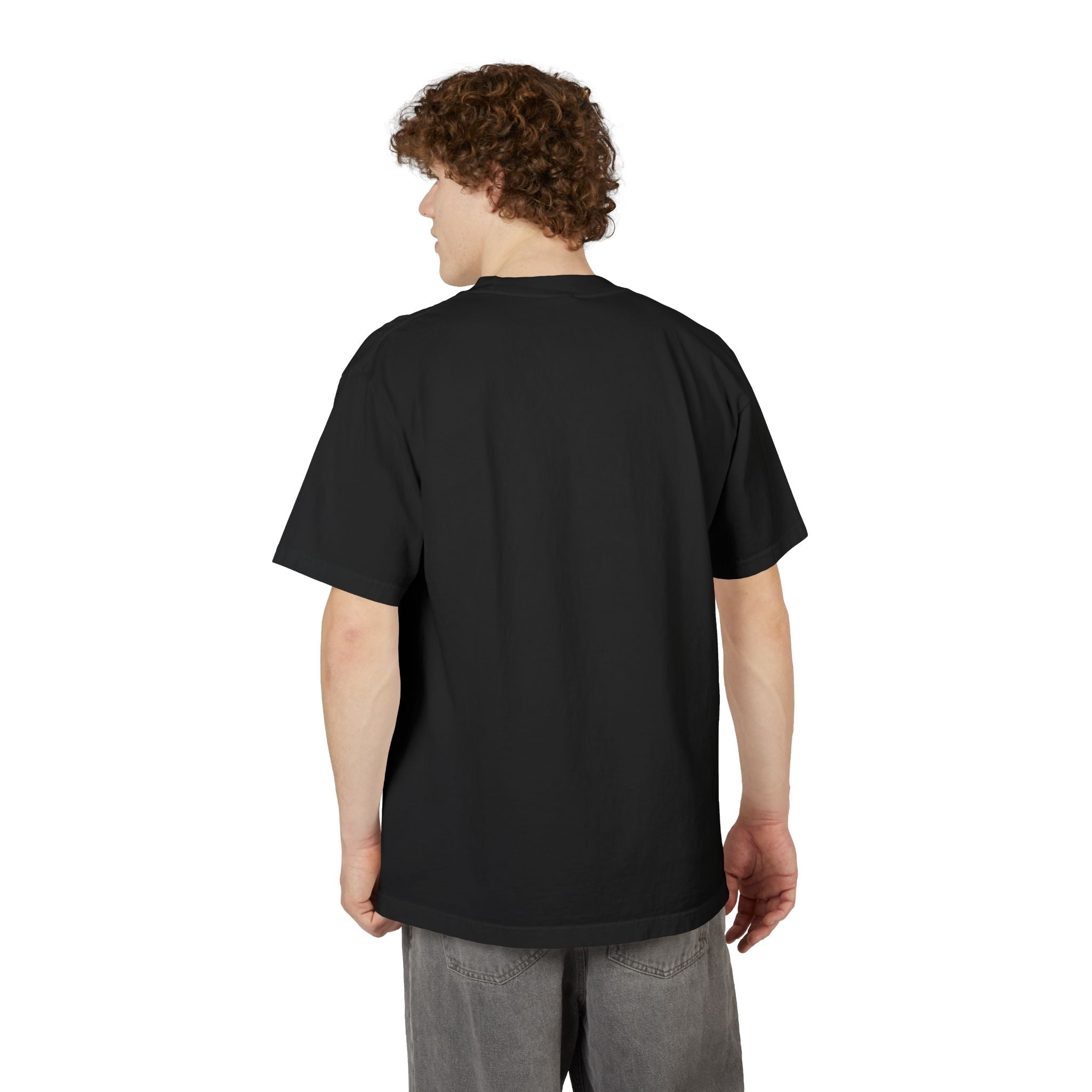 Plain Drop-shoulder T-Shirt | Black