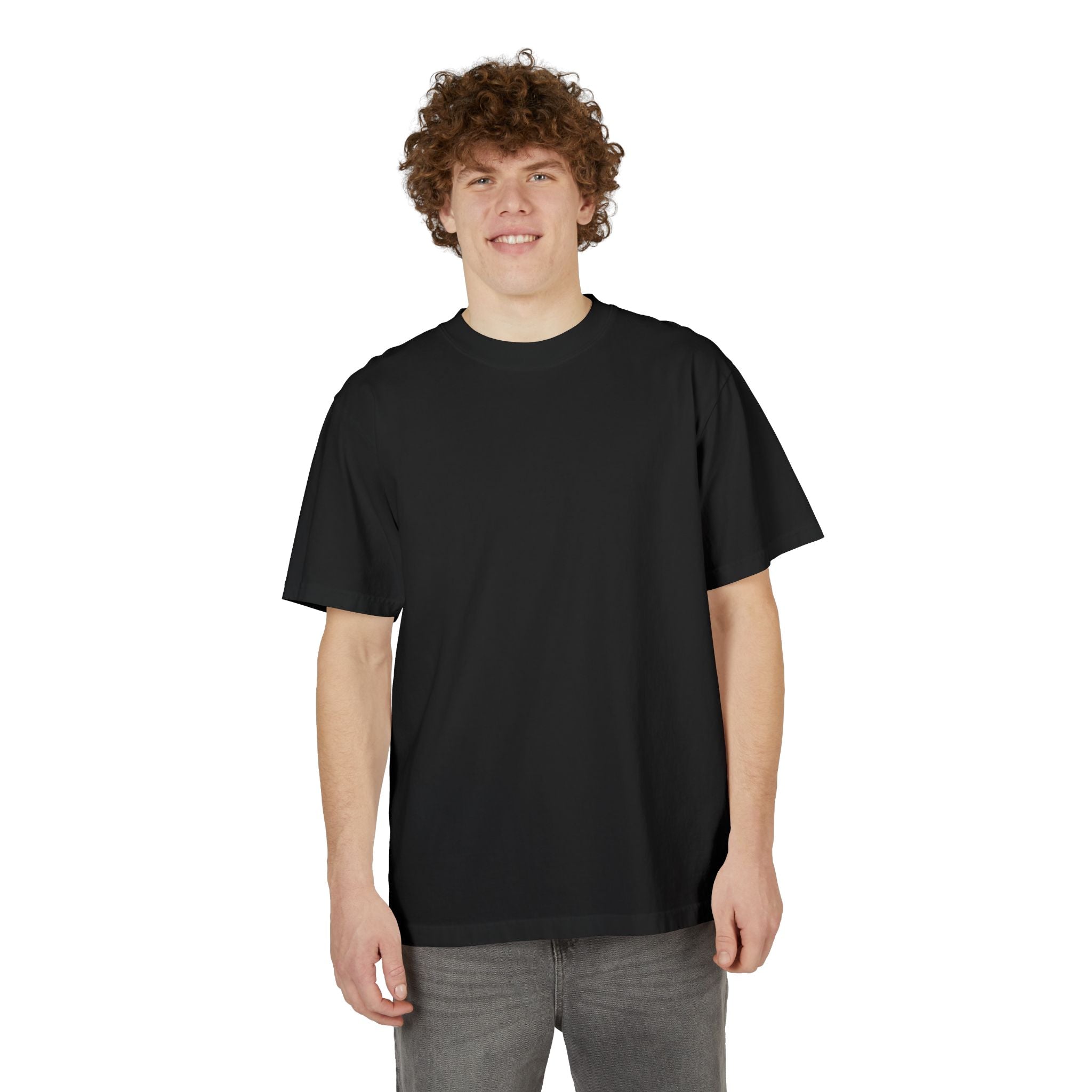Plain Drop-shoulder T-Shirt | Black