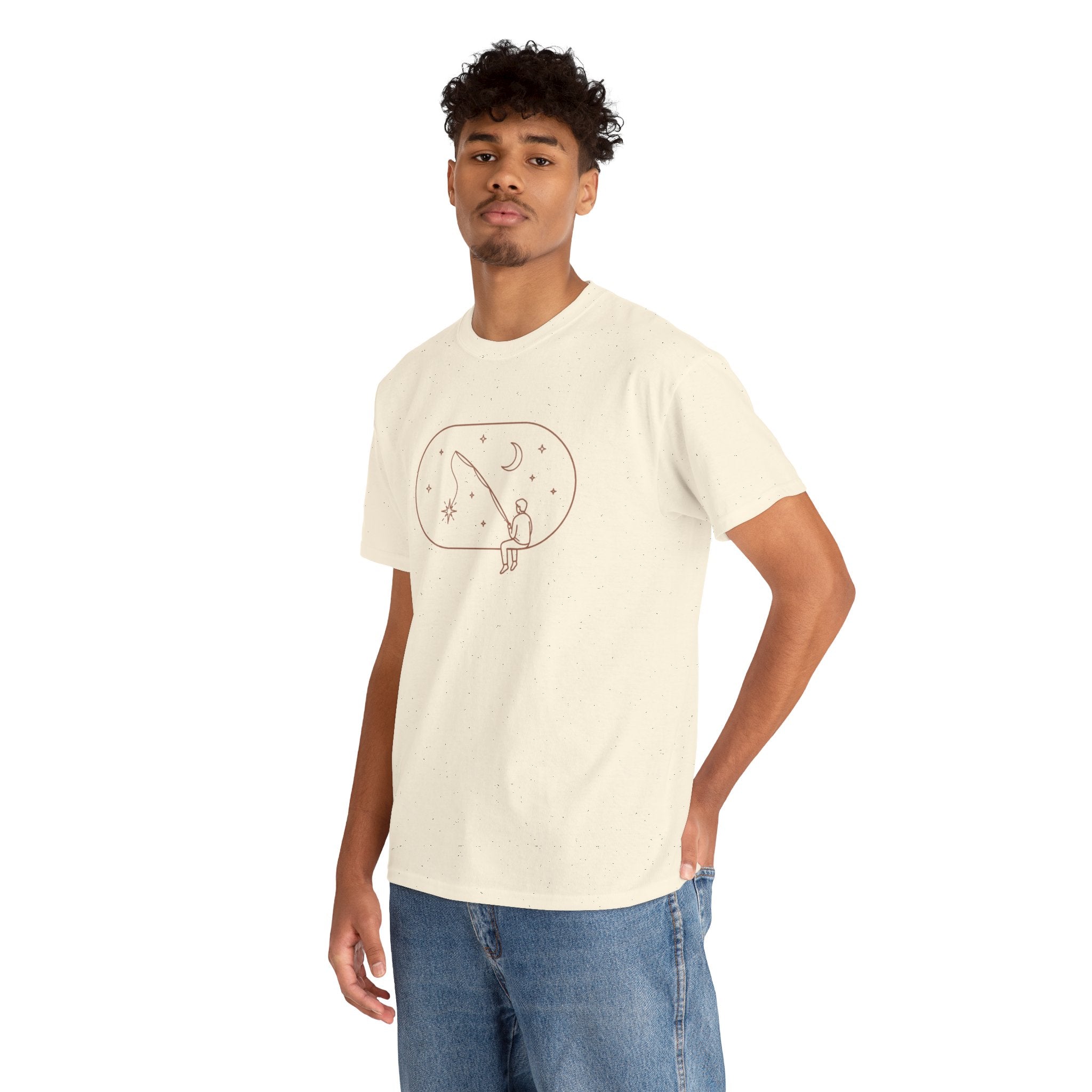 Minimalist Tee  - Cosmic Solitude | Chest Print