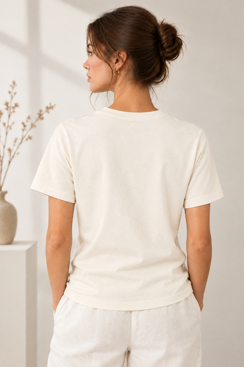 Expression Line Art Calm Face Tees