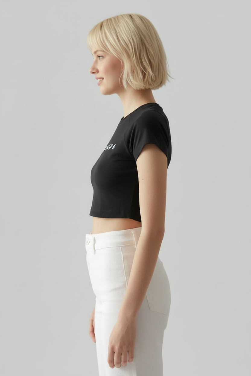 No Friends Baby Tee – 220 GSM