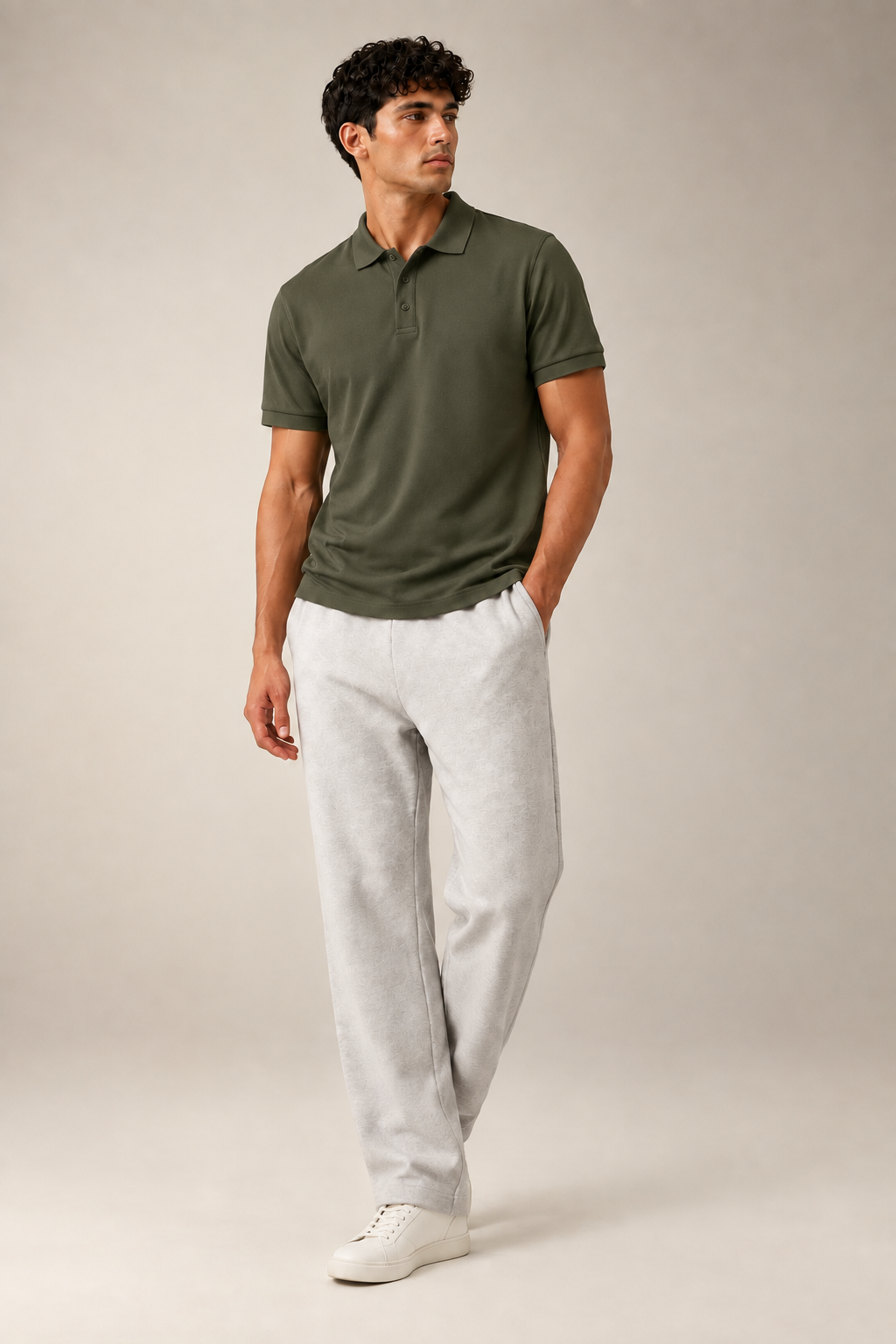 Tailored Silhouette – 220 GSM Polo (Olive)