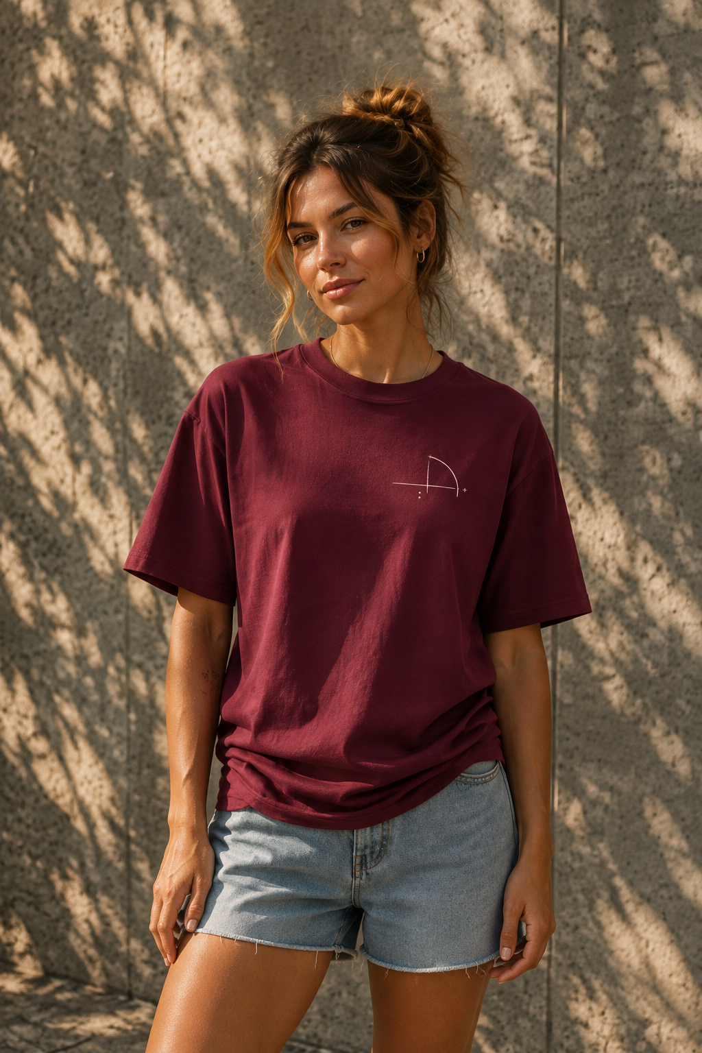 Some Things Refuse Symmetry Oversized Tee