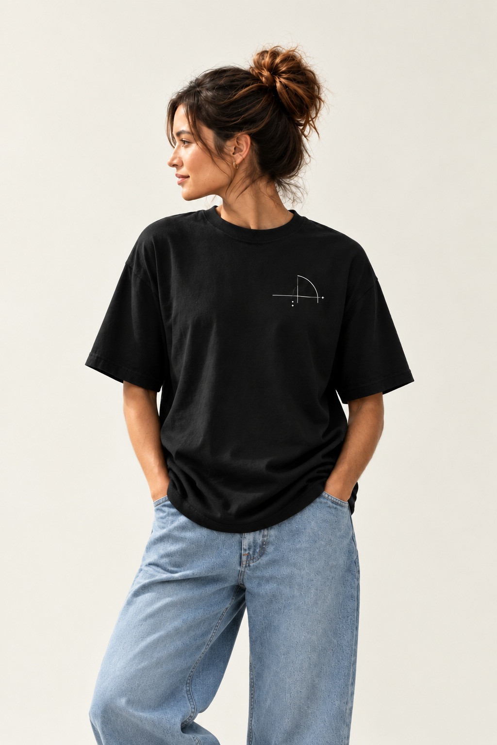 Some Things Refuse Symmetry Oversized Tee