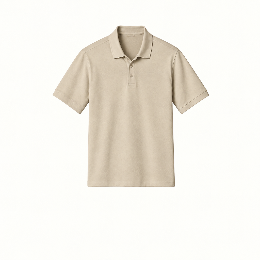 Tailored Silhouette – 220 GSM Polo (Biege)