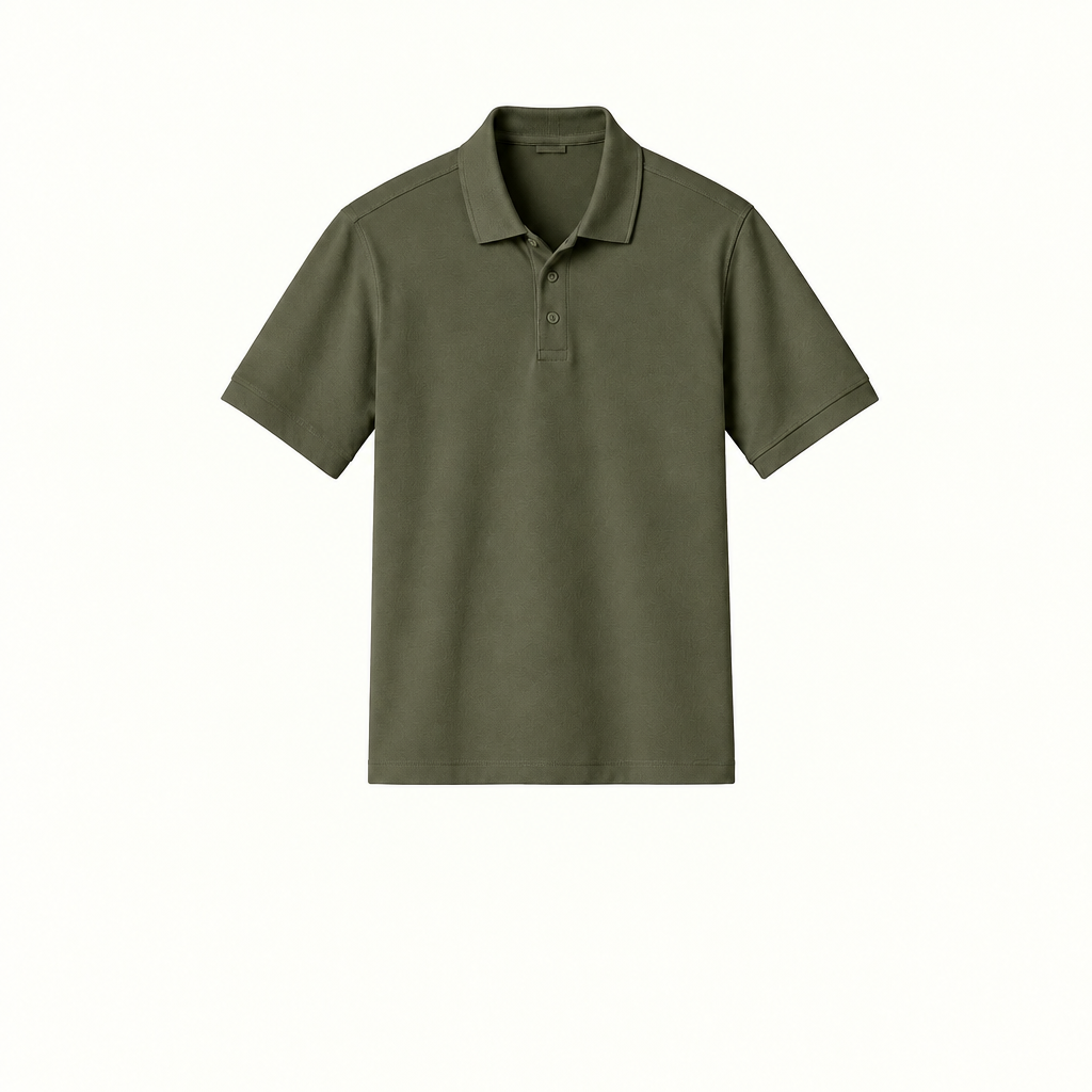 Tailored Silhouette – 220 GSM Polo (Olive)