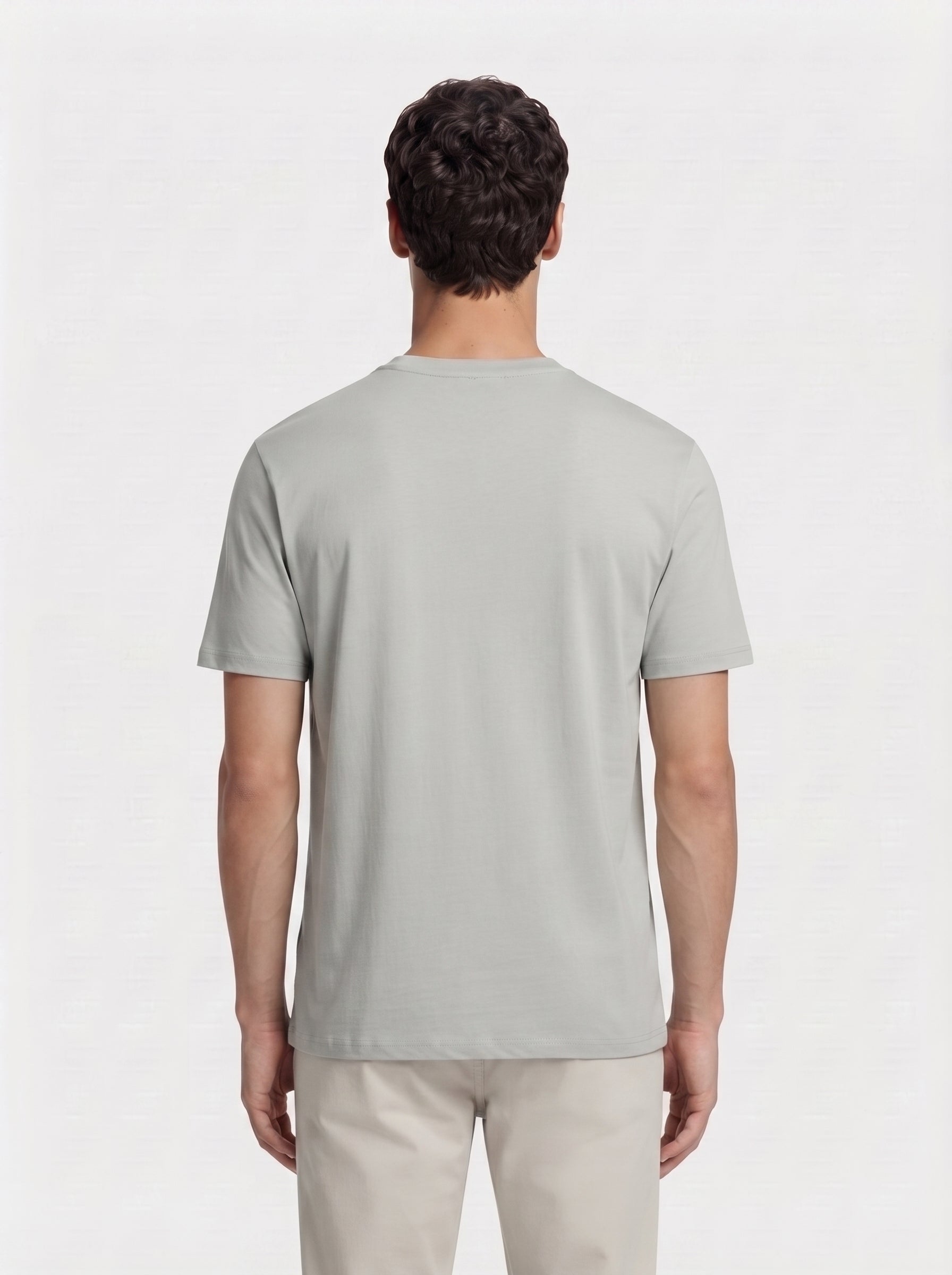 BYMNVYR LOGO Print Crew Neck T-Shirt