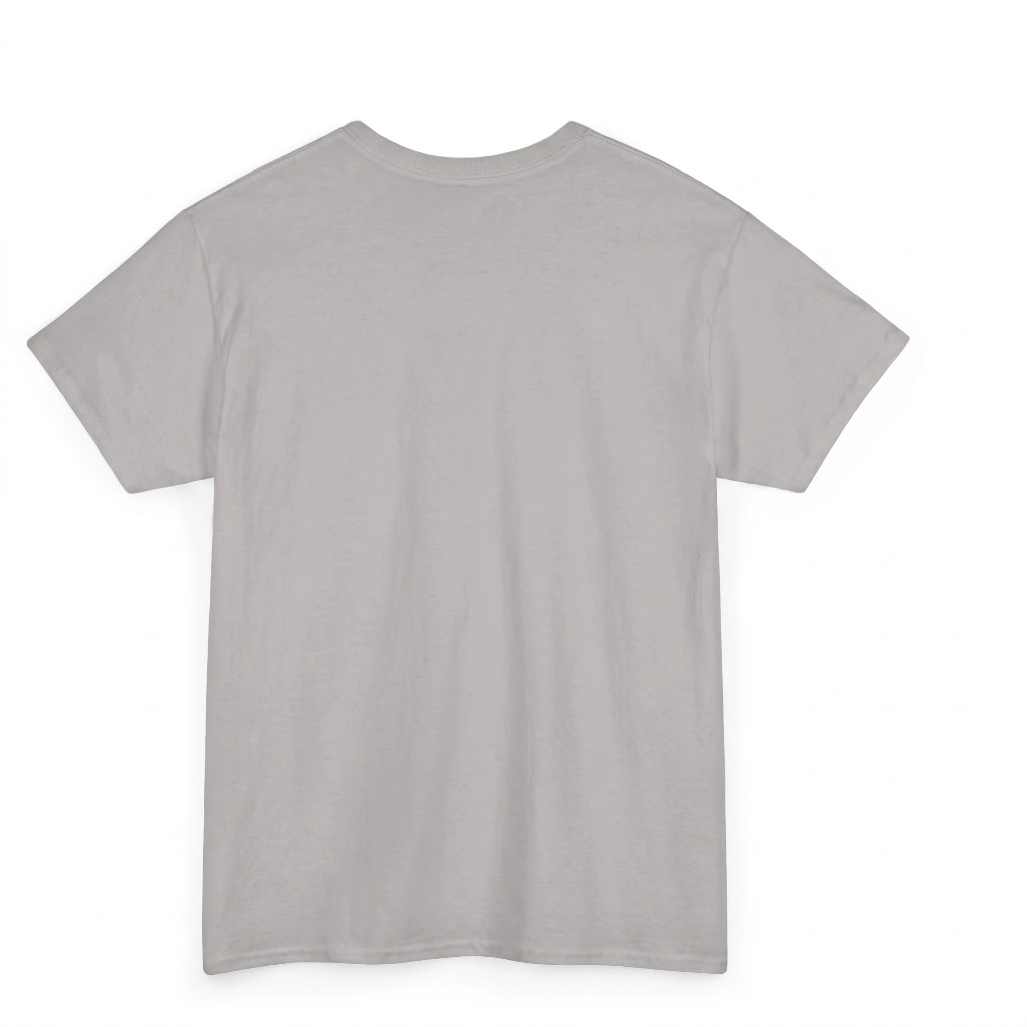 Minimalist Plain Cotton Tee | Grey