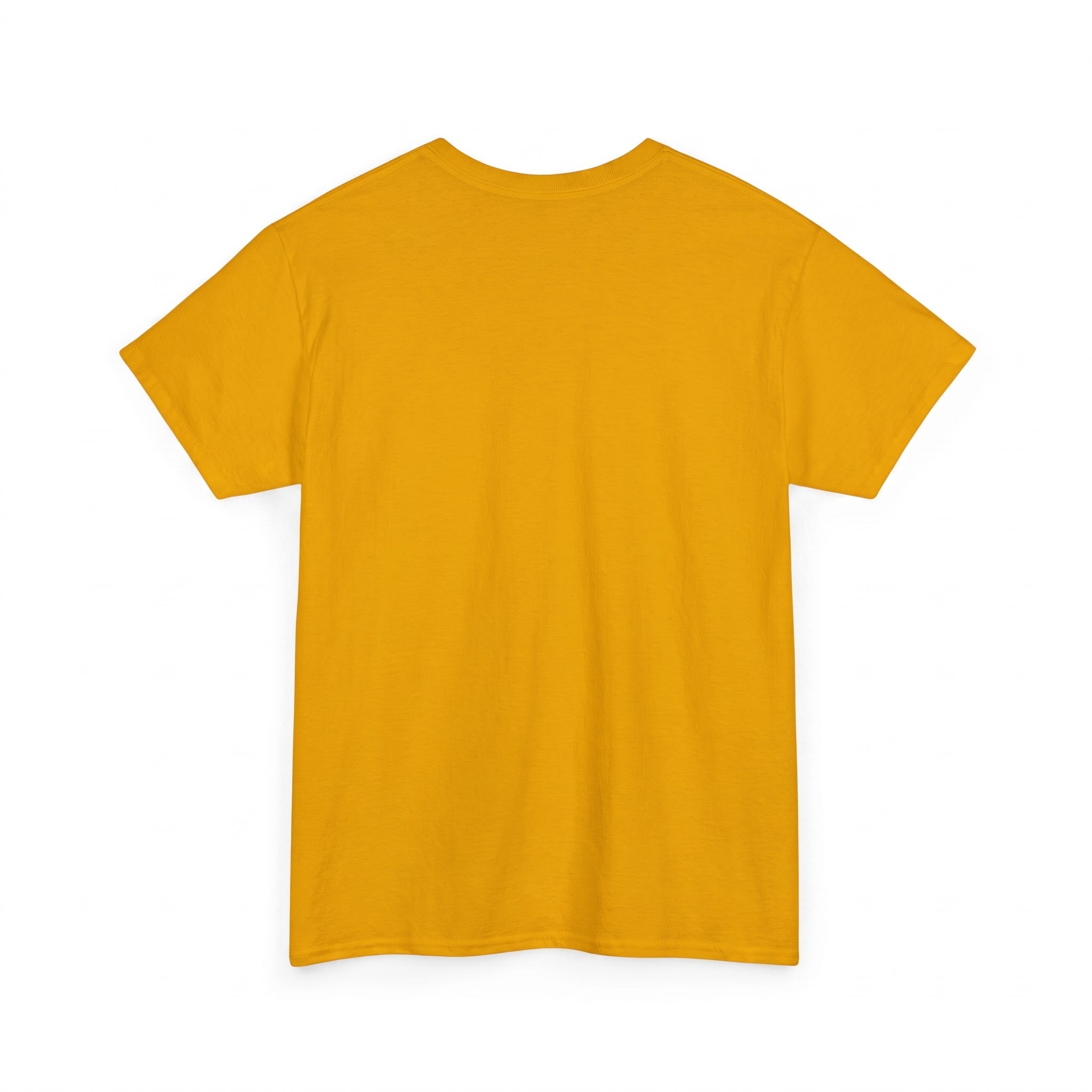 Minimalist Tee - 'Let it be' Musturd Cotton Shirt