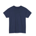 Minimalist Plain Cotton Tee | Navy Blue