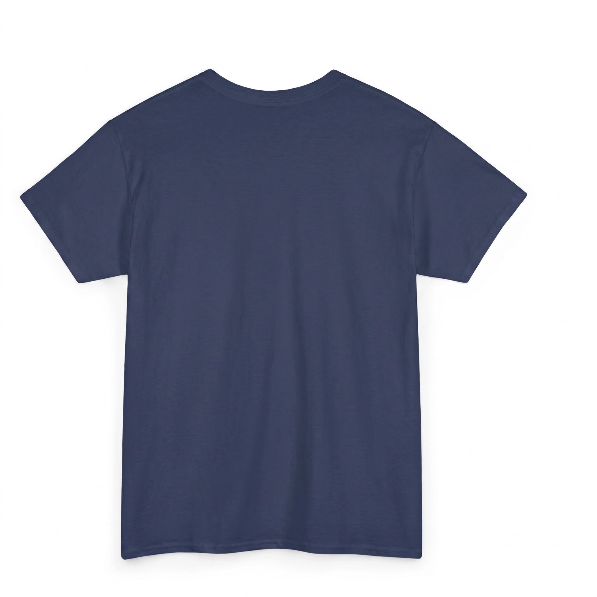 Minimalist Plain Cotton Tee | Navy Blue