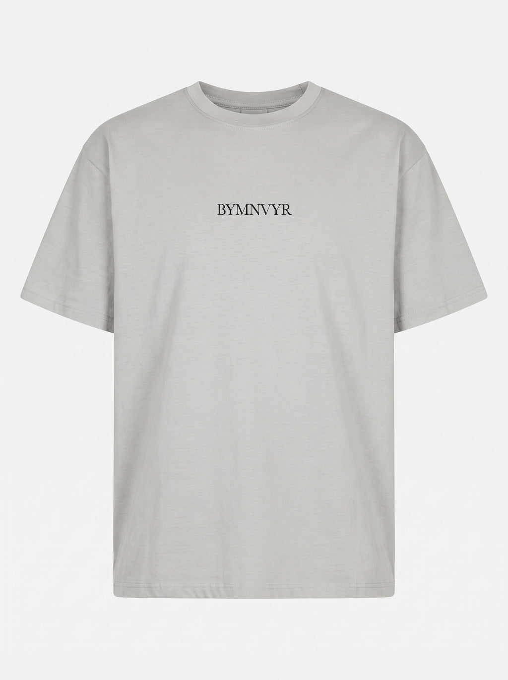 BYMNVYR LOGO Print Crew Neck T-Shirt