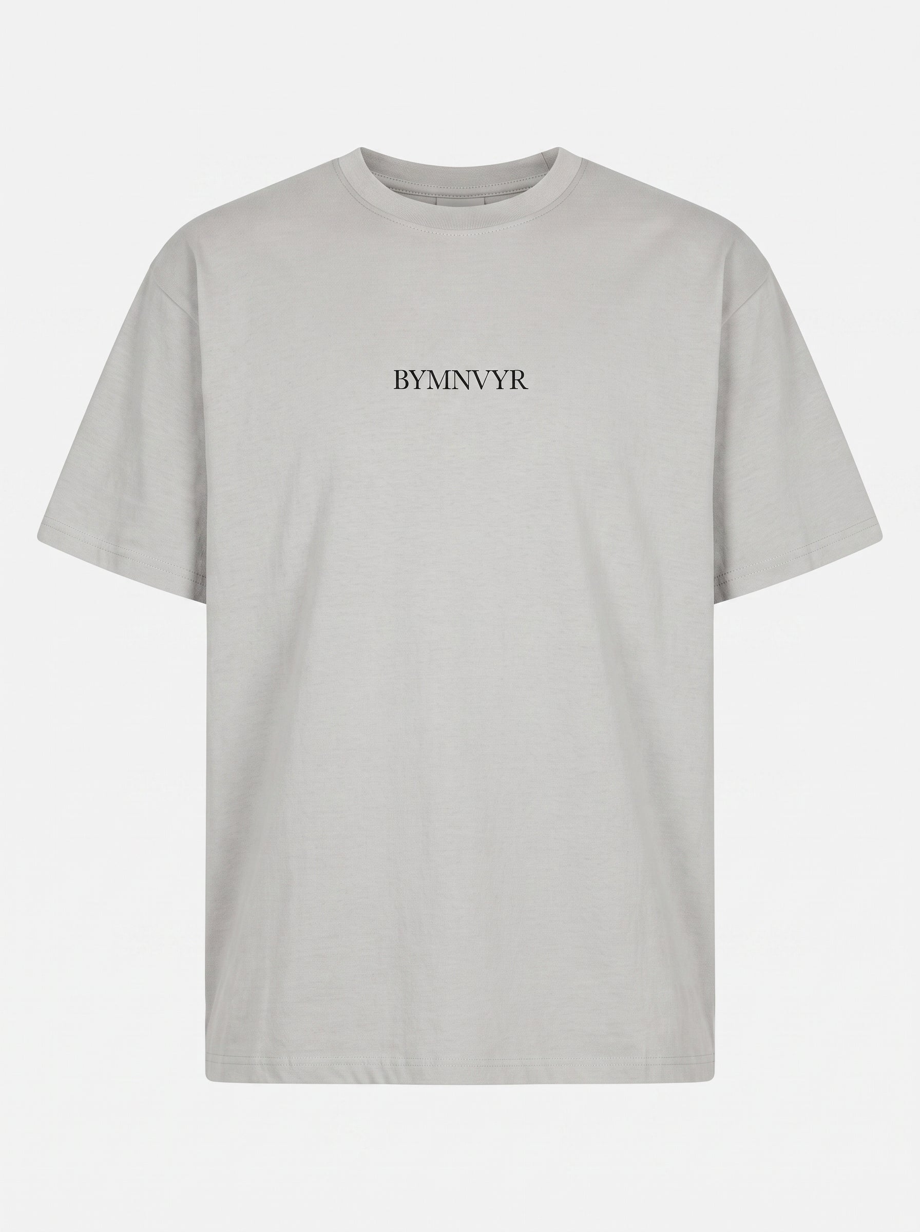 BYMNVYR LOGO Print Crew Neck T-Shirt