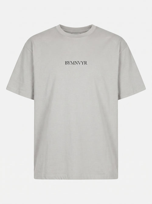 BYMNVYR LOGO Print Crew Neck T-Shirt
