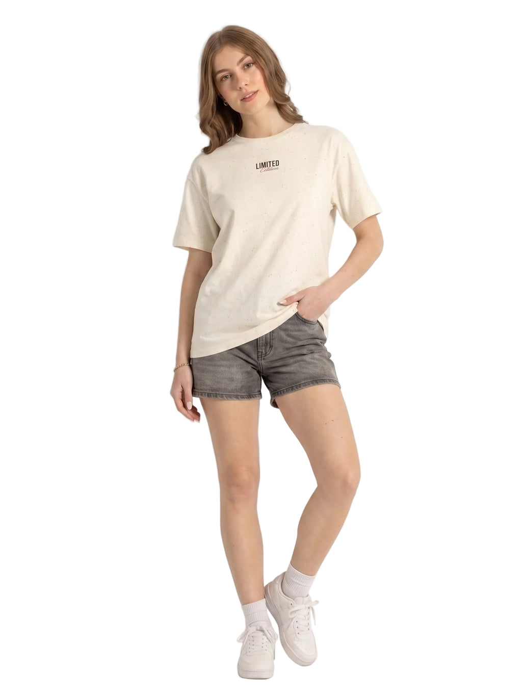 Limited Edition Tee — Minimal Graphic White T-Shirt